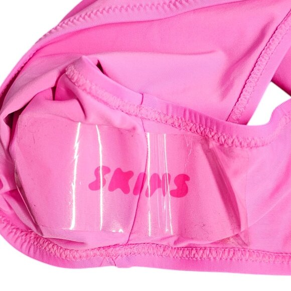 SKIMS Signature Swim Cutout Monokini, One Piece, Pink, Bathing Suit, Size XL - Picture 6 of 9